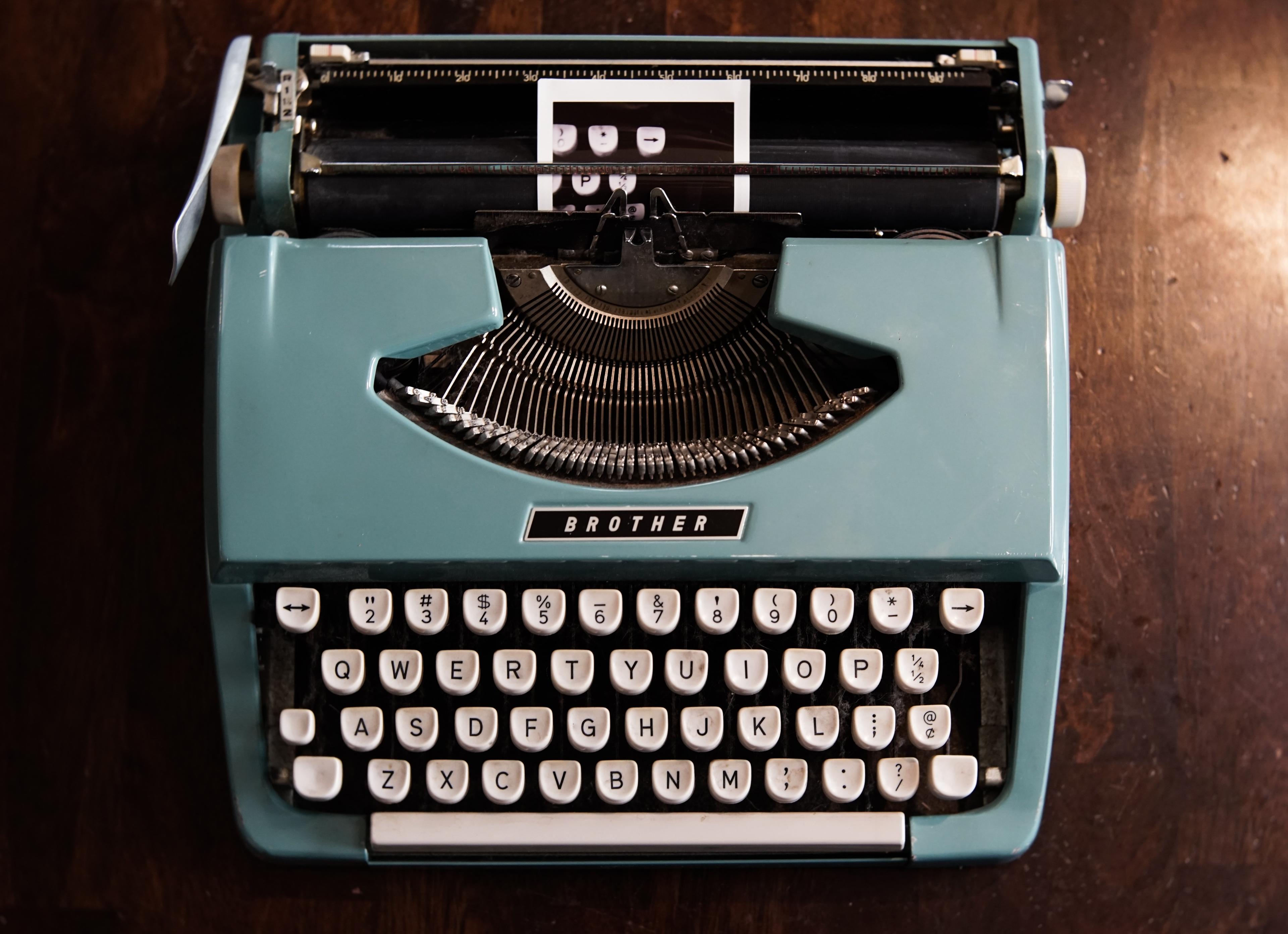 Essays category - typewriter on desk